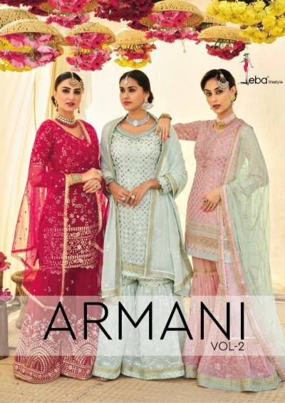 Armani Vol 2 By Eba Lifestyle Designer Partywear Salwar Kameez Collection